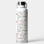 2024 Paris Frankreich Spiele Sommer Custom Water F Trinkflasche (Rückseite)