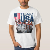 2024 Paris Olympia USA Basketballkorb Goa T-Shirt (Vorderseite)