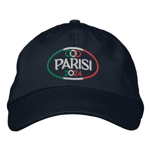 2024 Parisi Wiedersehen Design Cap Bestickte Baseballkappe (Vorderseite)