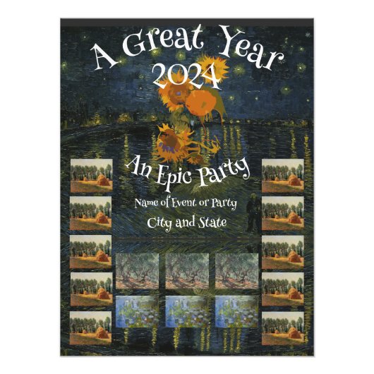 2024 Party Feier Festtag Abendessen Kreuzfahrt Sch Fotodruck (Vorne)