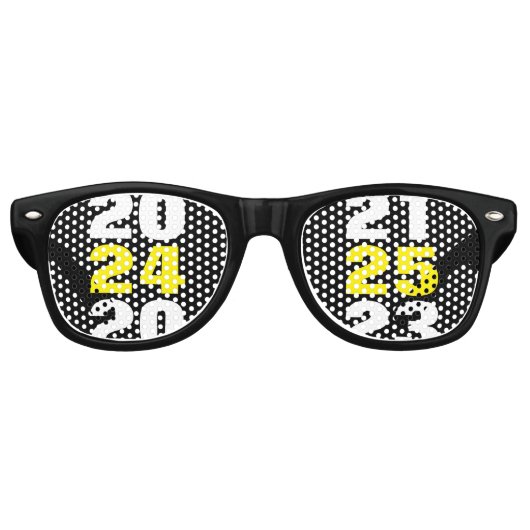 2024 Party-Schattierungen 2025 für Silvesterabend- Partybrille (Vorderseite)