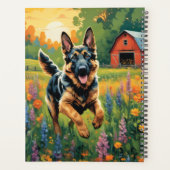 2024 personalisierter deutscher Schäferplaner Planer (Rückseite)