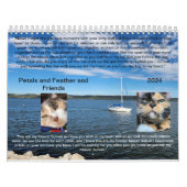 2024 Petals and Feather and Friends Calendar Kalender (Titelbild)
