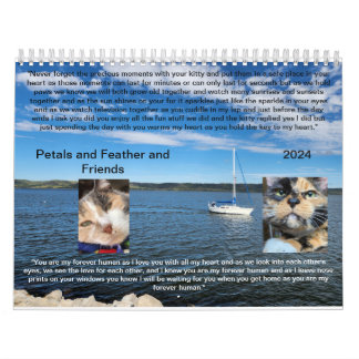 2024 Petals and Feather and Friends Calendar Kalender