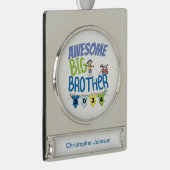 2024 Phantastischer großer Bruder Banner-Ornament Silber (Rechts)