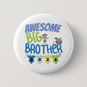 2024 Phantastischer großer Bruder Button (Vorderseite)