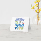 2024 Phantastischer großer Bruder Karte (Gelbe Blume)