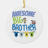 2024 Phantastischer großer Bruder Keramik Ornament (Vorne)