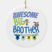 2024 Phantastischer großer Bruder Keramik Ornament (Hinten)