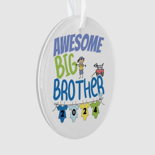 2024 Phantastischer großer Bruder Ornament (Vorderseite)