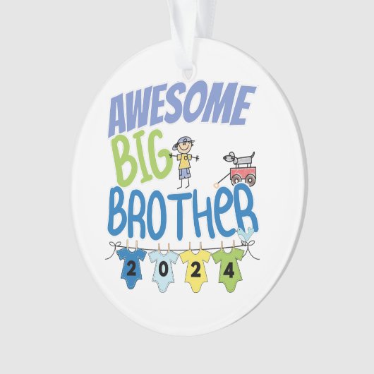 2024 Phantastischer großer Bruder Ornament (Vorderseite)