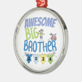 2024 Phantastischer großer Bruder Ornament Aus Metall (Links)