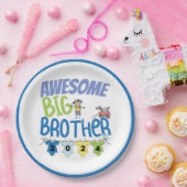 2024 Phantastischer großer Bruder Pappteller (Party)