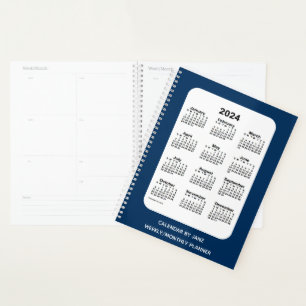 2024 Police Box Blue Calendar von Janz Planer