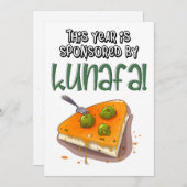 2024: Powered by KUNAFA and Layers of Joy Einladung (Vorne/Hinten)