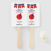 2024 Präsidentschaftswahl, die unter der Leitung v Fächer (Vorne und Hinten)