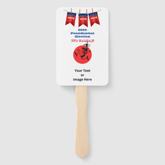 2024 Präsidentschaftswahl, die unter der Leitung v Fächer (Rückseite)