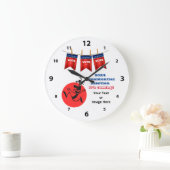 2024 Präsidentschaftswahl, die unter der Leitung v Große Wanduhr (Zuhause)