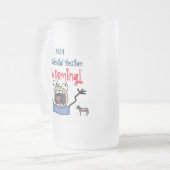 2024 Präsidentschaftswahl, es kommt! Mattglas Bierglas (Vorderseite Links)