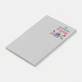 2024 Präsidentschaftswahl, es kommt! Post-it Klebezettel (angewinkelt)