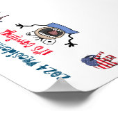 2024 Präsidentschaftswahl, es kommt! Poster (Ecke)