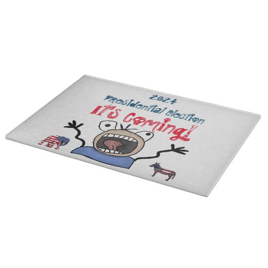 2024 Präsidentschaftswahl, es kommt! Schneidebrett (Ecke)