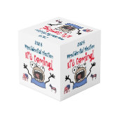 2024 Präsidentschaftswahl, es kommt! Würfel (Rückseite Schrägansicht)