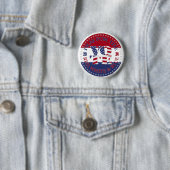 2024 Pray For The Red, White Blue USA Flag VOTE Button (Beispiel)