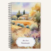 2024 Provence | Ihr Name Notizblock (Vorderseite)