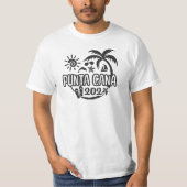 2024 Punta Cana Ferien- oder Ausflugsplanung T-Shirt (Vorderseite)