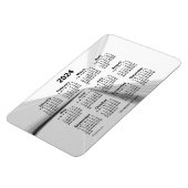2024 Raucherkalender von Janz 4x6 Magnet (Linke Seite)