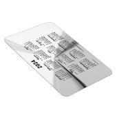 2024 Raucherkalender von Janz 4x6 Magnet (Rechte Seite)