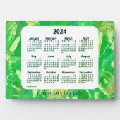 2024 Recoleta Green Tracks Desk Kalender von Janz Fotoplatte (Vorderseite)
