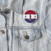 2024 Red Blue Freedom, Equality, Justice Liberty S Button (Beispiel)