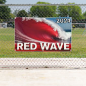2024 RED WAVE - Tsunami-Welle am Auge Banner (Insitu)