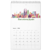 2024 REISENDE WELTSTÄDTE KALENDER (Mär 2026)