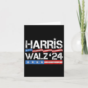 2024 Retro-Wahl Kamala Harris Tim W Wa Karte