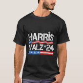 2024 Retro-Wahl Kamala Harris Tim W Wa T-Shirt (Vorderseite)