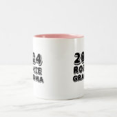 2024 Rookie Erstmalige Oma-Tasse Zweifarbige Tasse (Mittel)