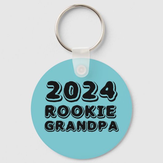 2024 Rookie Grandpa-Schlüsselanhänger Schlüsselanhänger (Vorderseite)