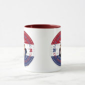 2024 Rot und Blau Lass Freedom Ring Uncle Sam Tasse (Zentrum)