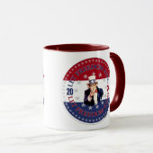 2024 Rot und Blau Lass Freedom Ring Uncle Sam Tasse (VorderseiteRechts)
