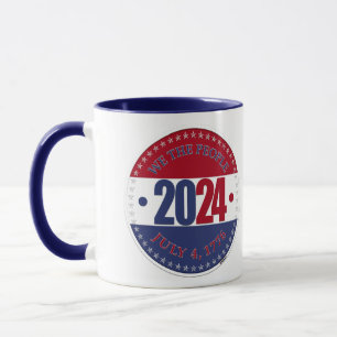 2024 Rot und Blau Wir Menschen Tasse