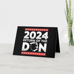 2024 Rückkehr des Don Trump 45 47 US-Präsident Dankeskarte