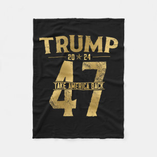 2024 Rückzug Amerikas aus den Wahlen 47. Präsident Fleecedecke