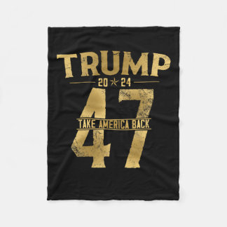 2024 Rückzug Amerikas aus den Wahlen 47. Präsident Fleecedecke