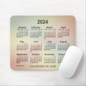 2024 San Telmo Rainbow Calendar by Janz Mousepad (Mit Mouse)