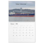 2024 Schiffe auf dem Hudson River Calendar Kalender (Feb 2026)