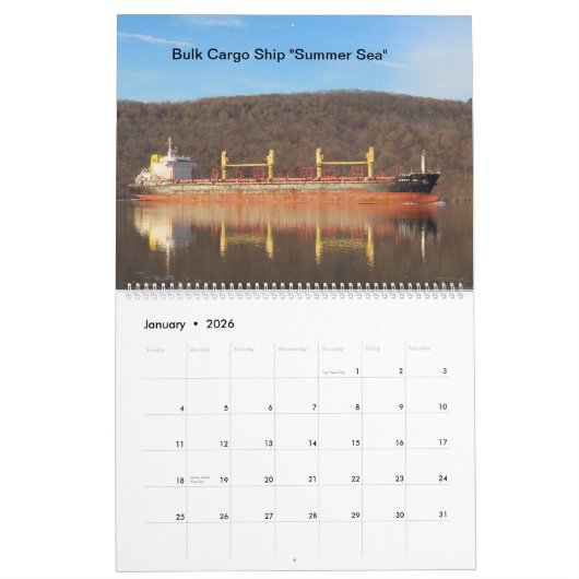 2024 Schiffe auf dem Hudson River Calendar Kalender (Jan 2026)