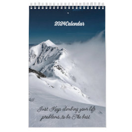 2024 Schneeberge Liebeskalender Kalender